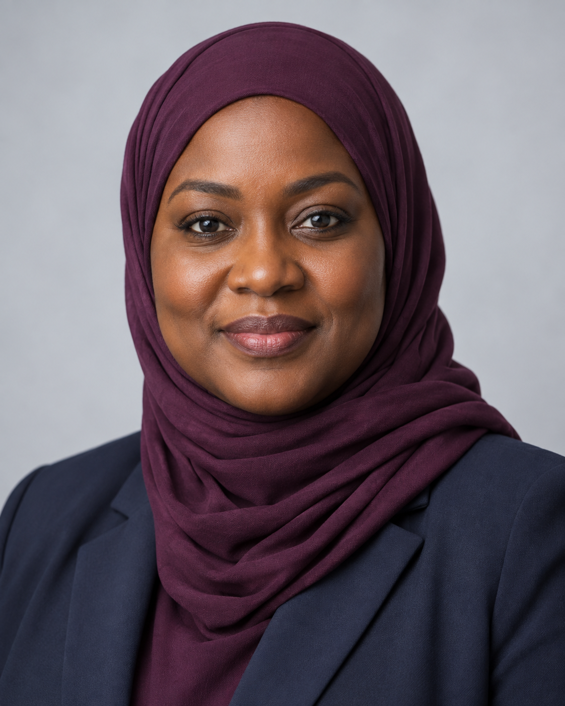 AI-generated sample portrait for Aisha Danjuma