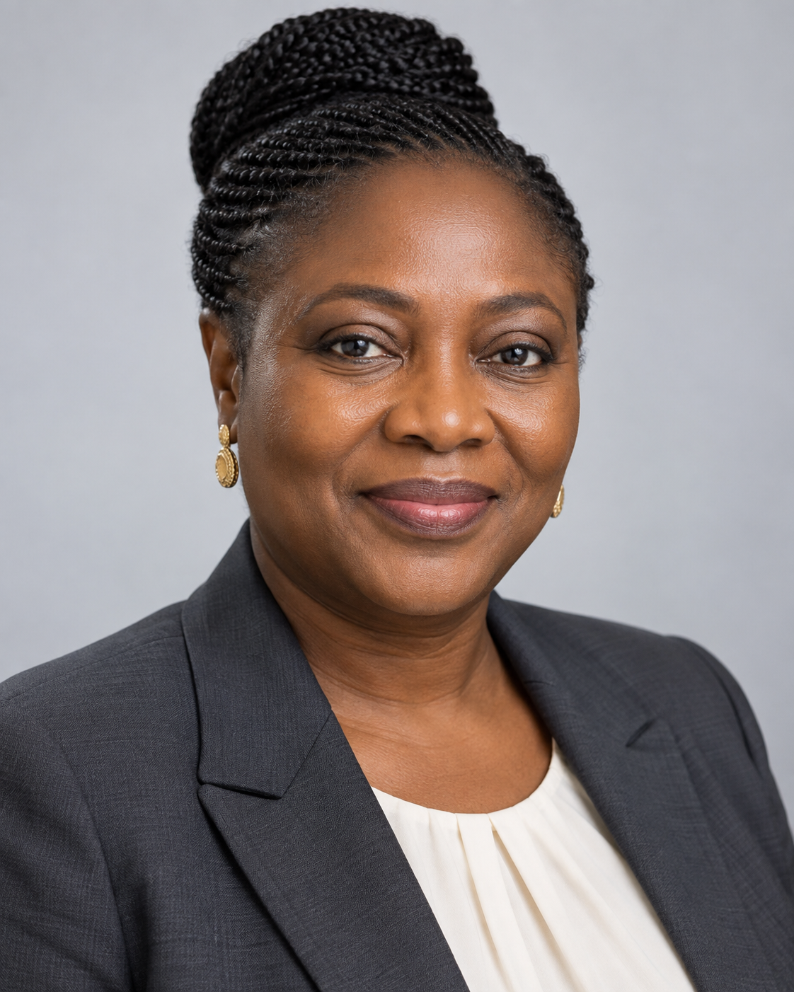 AI-generated sample portrait for Chika Okonkwo